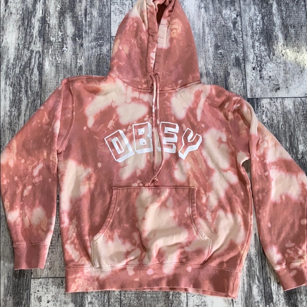 Obey tie-dye sweatshirt